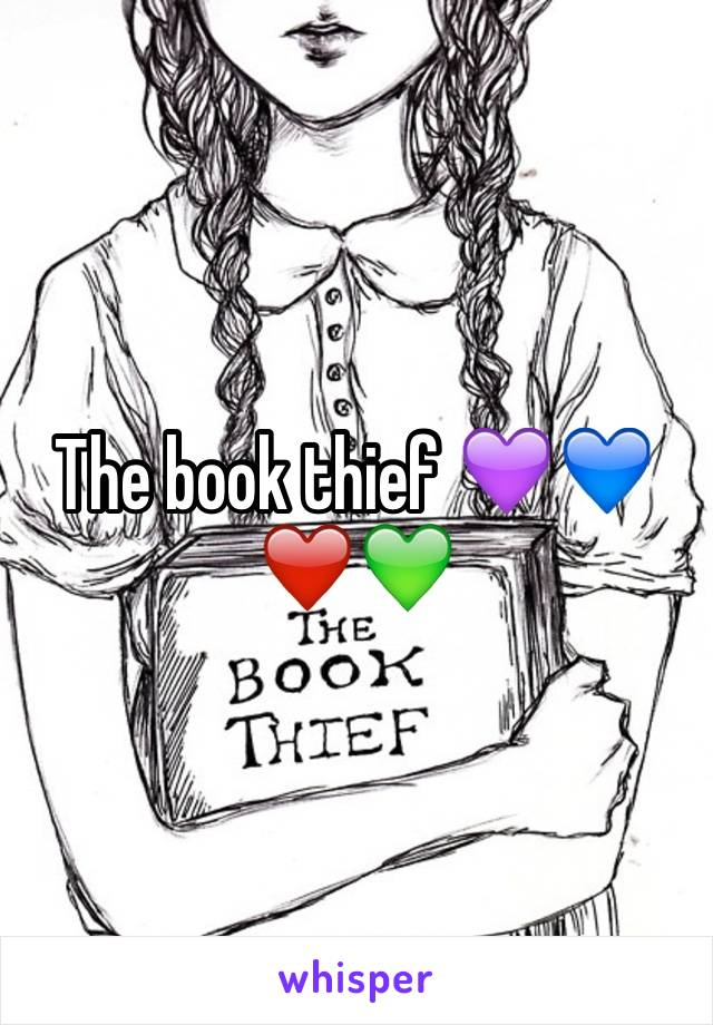 The book thief 💜💙❤️💚