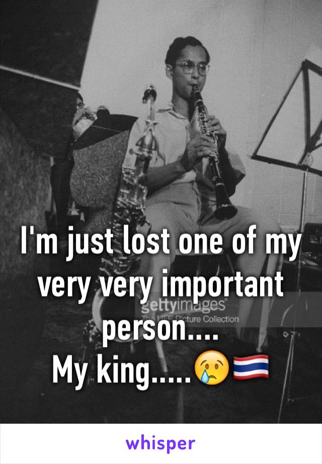 


I'm just lost one of my very very important person....
My king.....😢🇹🇭