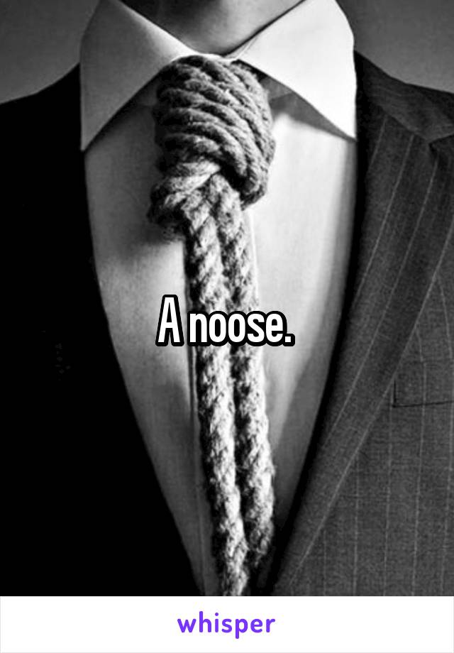 A noose. 