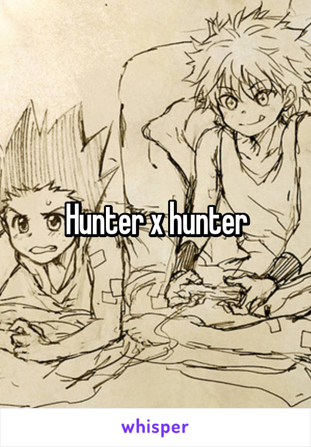 Hunter x hunter