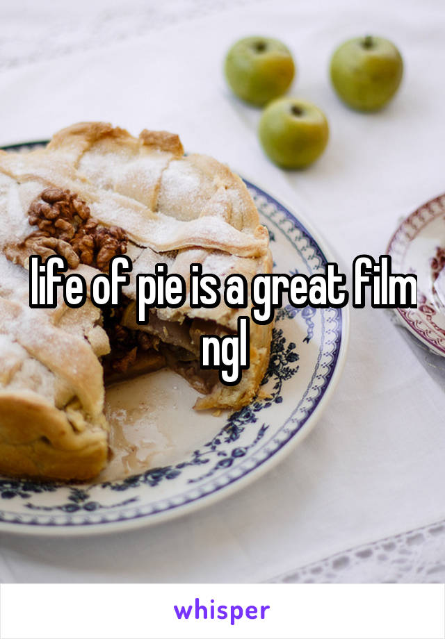 life of pie is a great film ngl