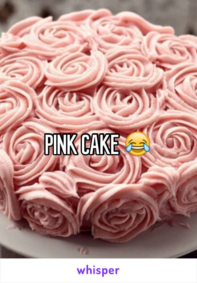 PINK CAKE 😂