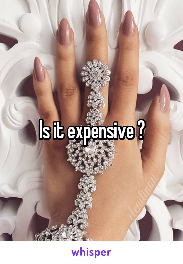 Is it expensive ?