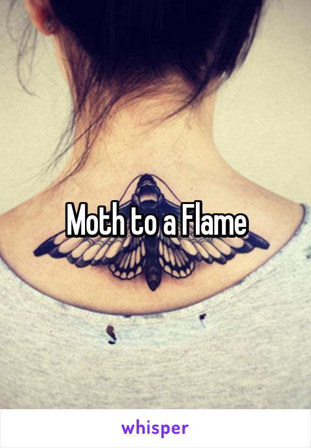 Moth to a Flame