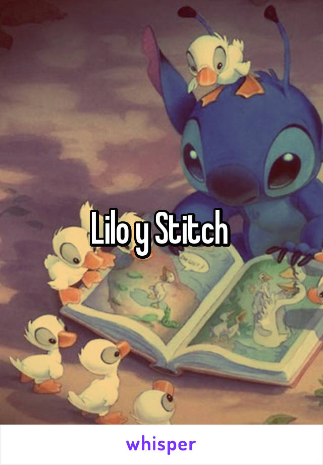 Lilo y Stitch 