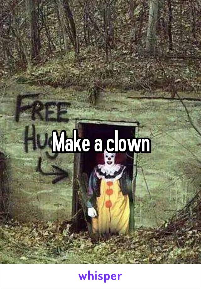 Make a clown