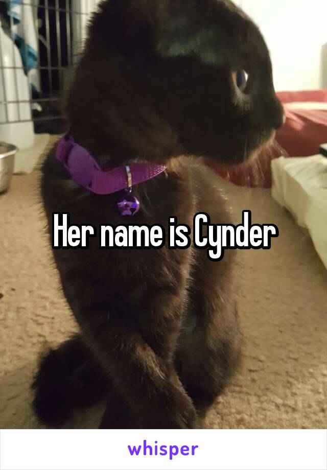 Her name is Cynder