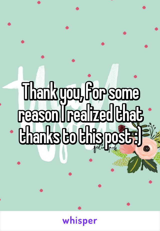 Thank you, for some reason I realized that thanks to this post :)