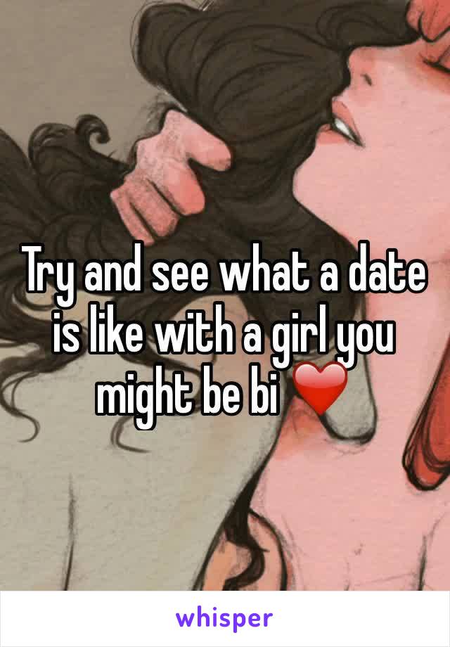 Try and see what a date is like with a girl you might be bi ❤️
