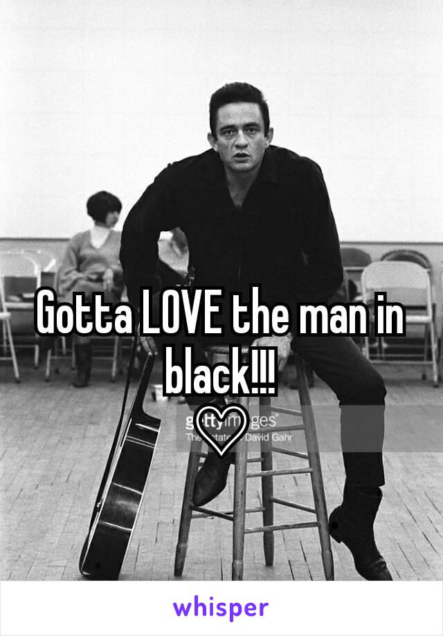 Gotta LOVE the man in black!!!
♡