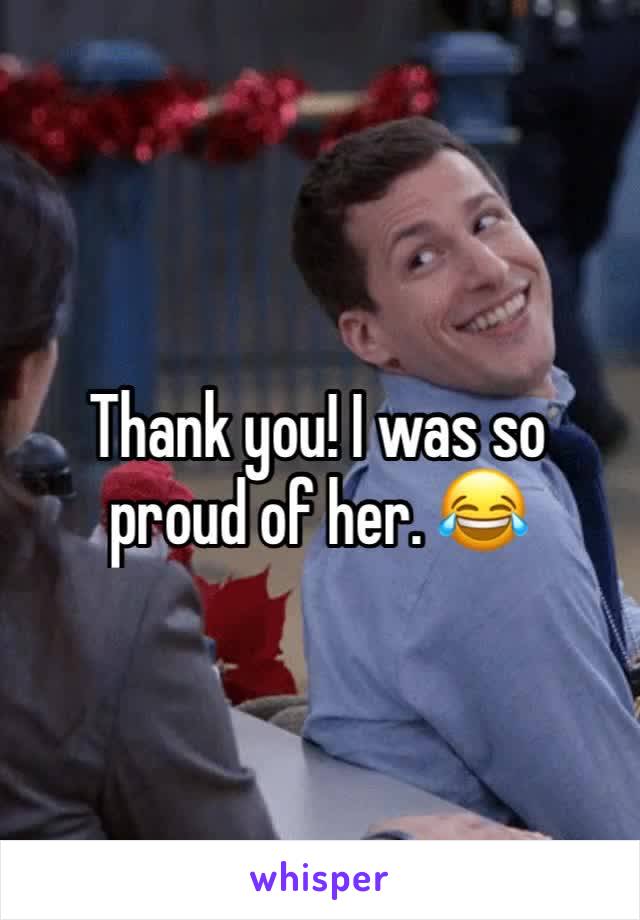 Thank you! I was so proud of her. 😂