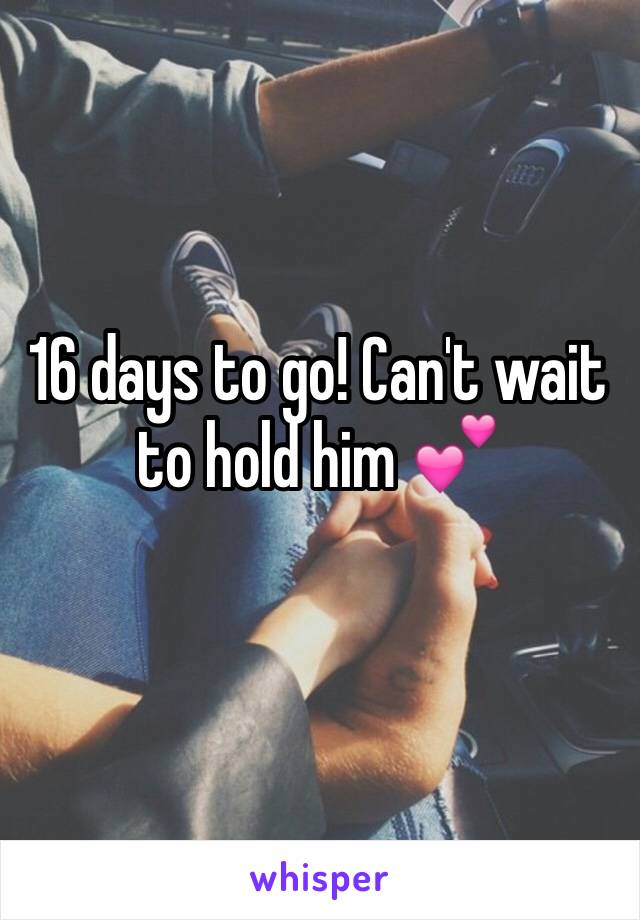 16 days to go! Can't wait to hold him 💕