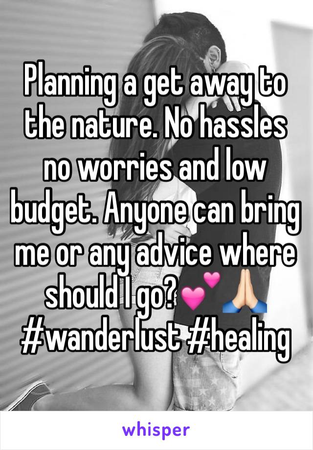 Planning a get away to the nature. No hassles no worries and low budget. Anyone can bring me or any advice where should I go?💕🙏🏻
#wanderlust #healing