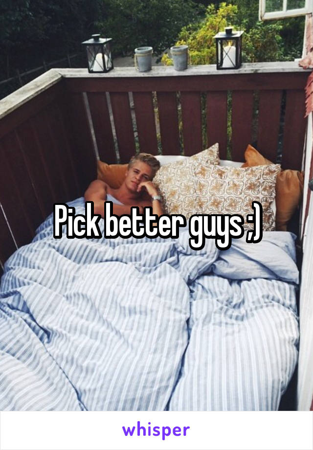 Pick better guys ;)