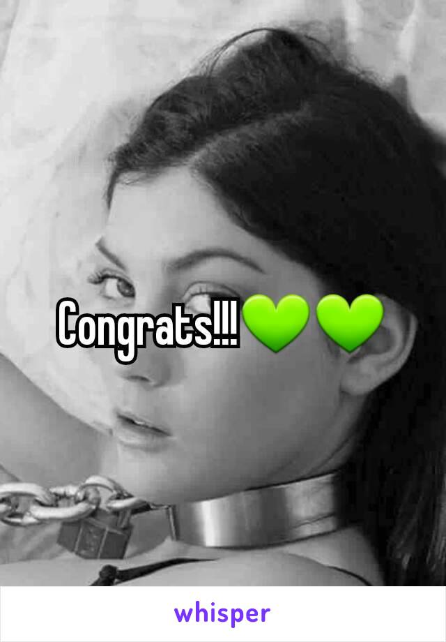 Congrats!!!💚💚