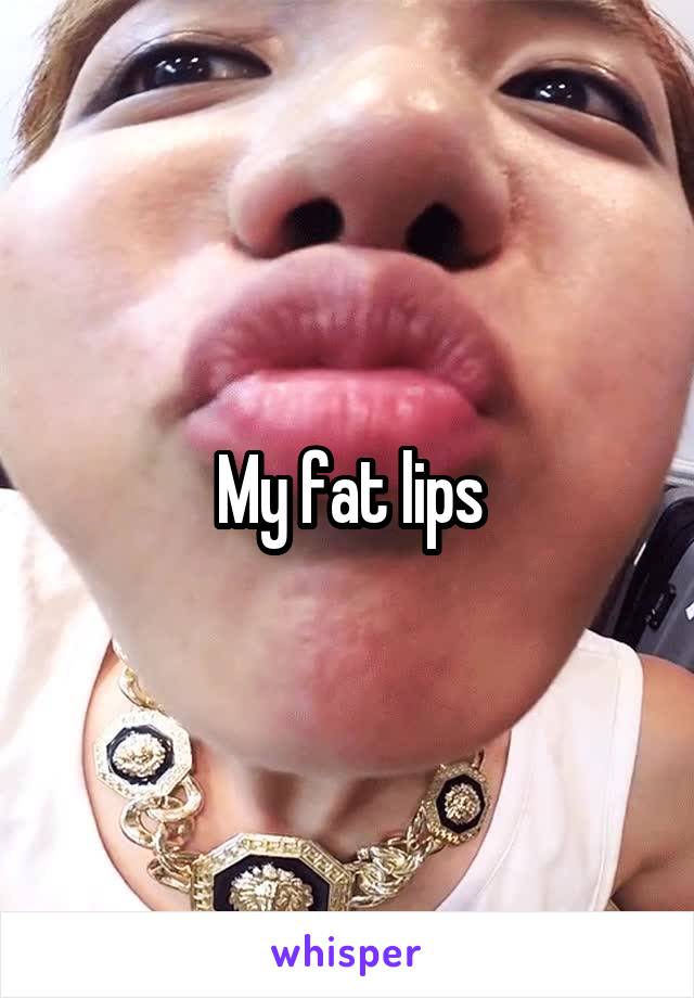 My fat lips