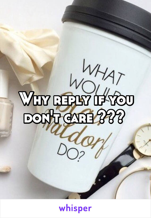 Why reply if you don't care ??? 