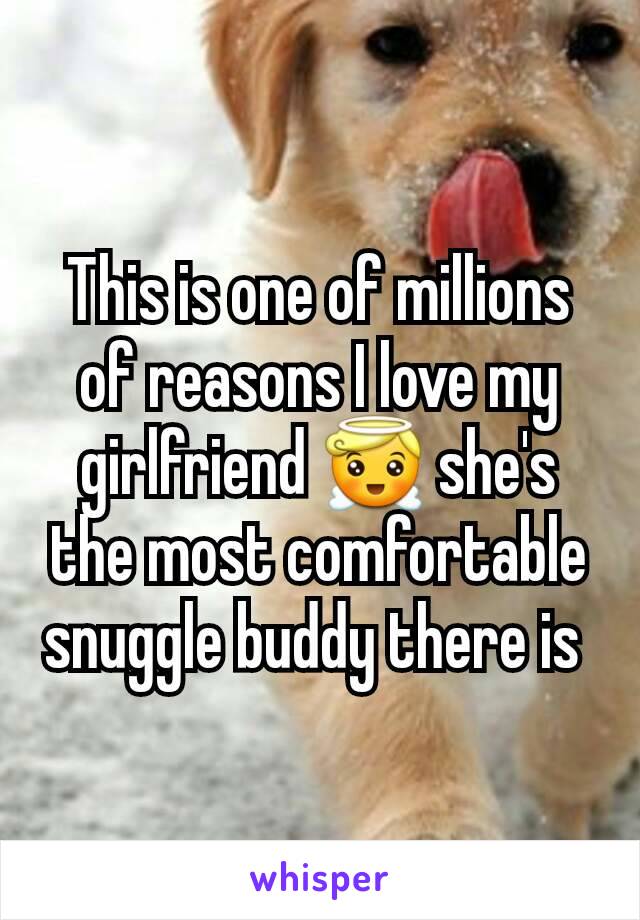 This is one of millions of reasons I love my girlfriend 😇 she's the most comfortable snuggle buddy there is 