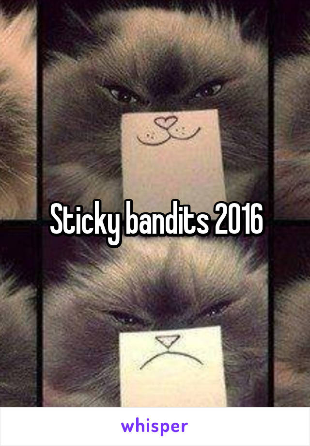 Sticky bandits 2016