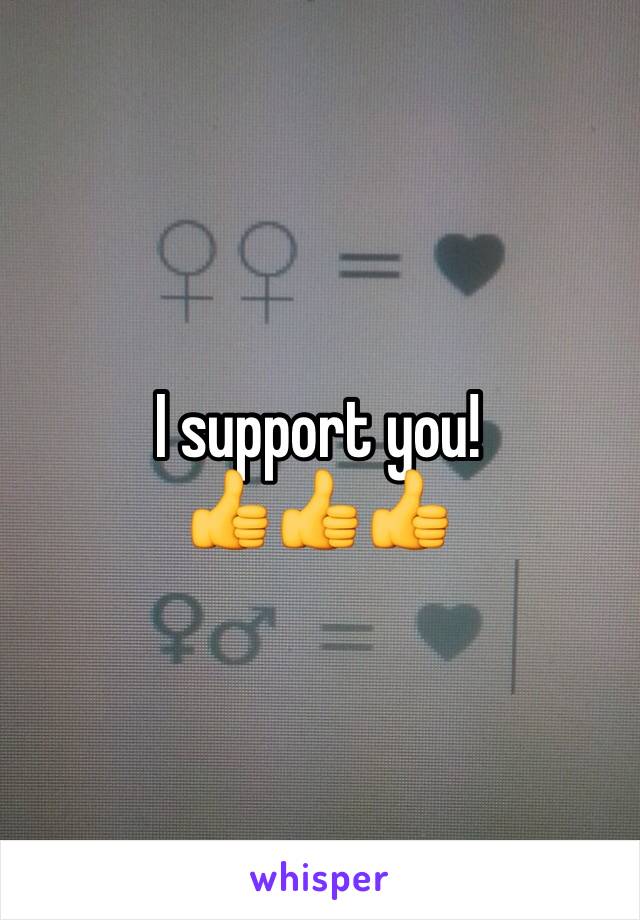 I support you!
👍👍👍