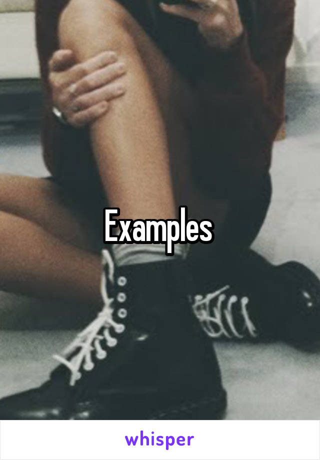 Examples 