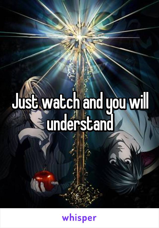 Just watch and you will understand