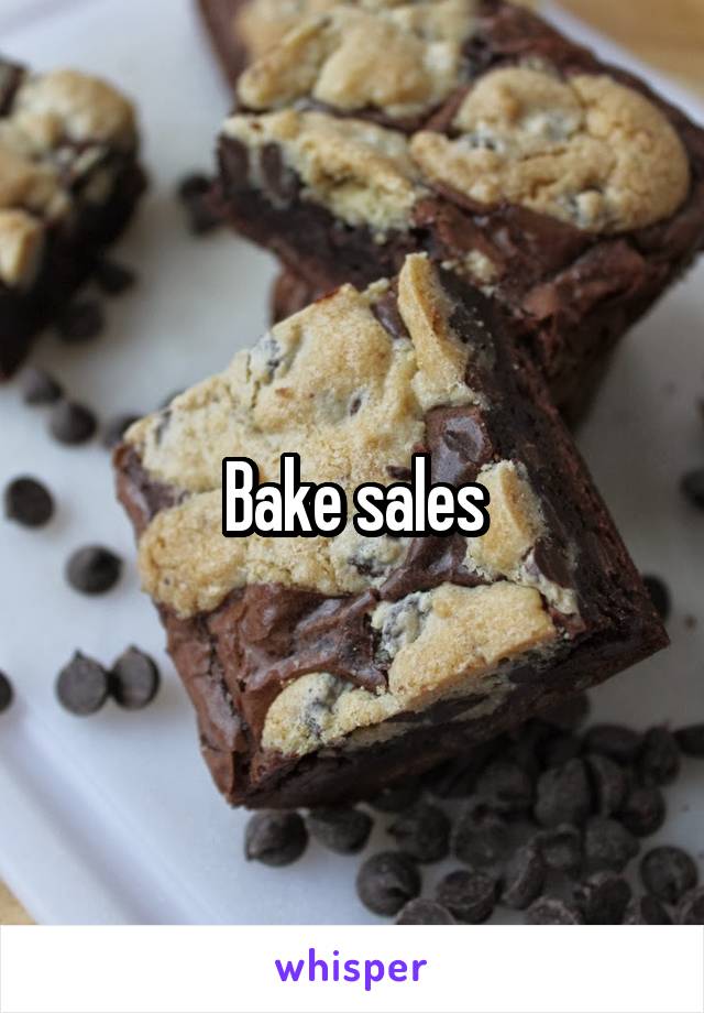 Bake sales