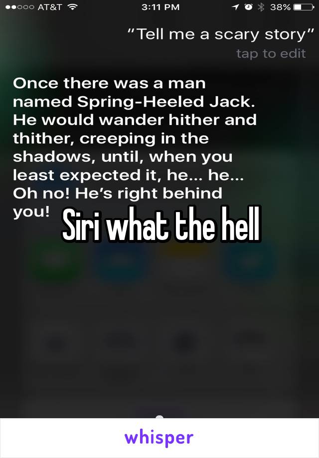 Siri what the hell