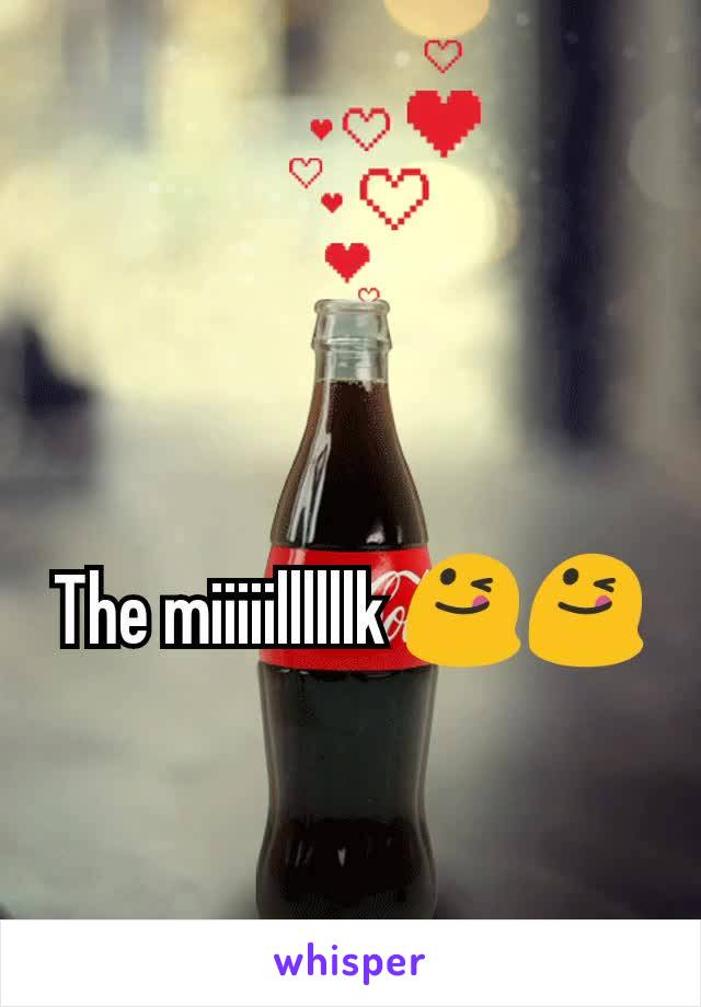 The miiiiillllllk 😋😋