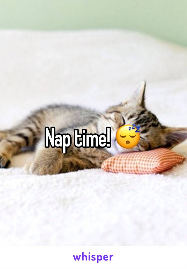Nap time! 😴 