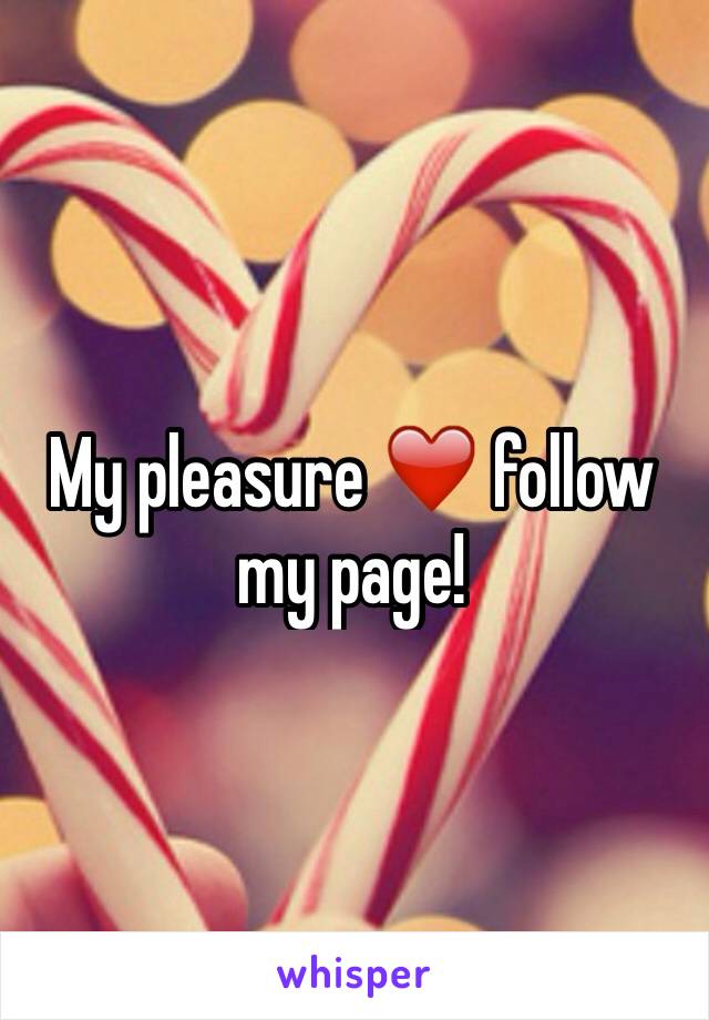 My pleasure ❤️ follow my page! 