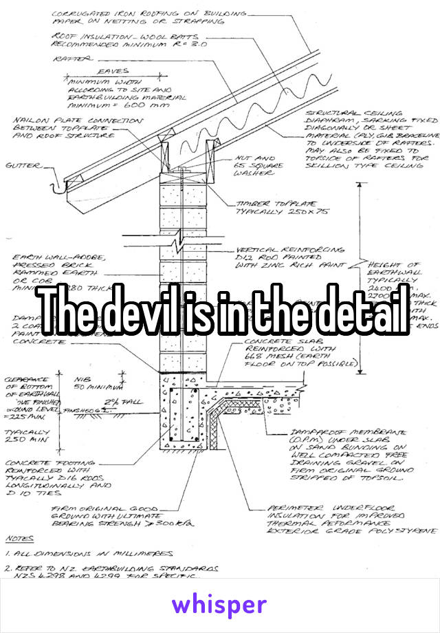 The devil is in the detail