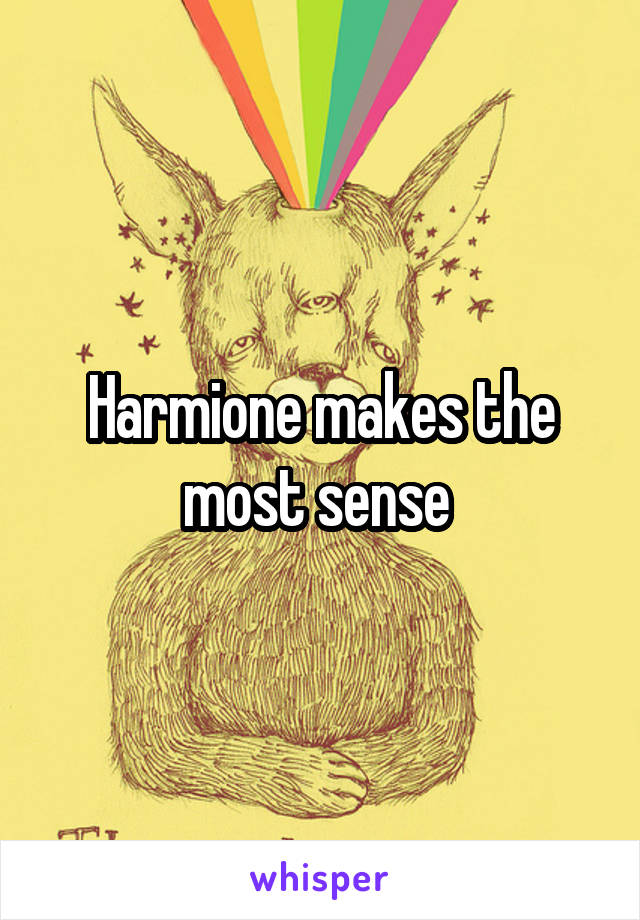 Harmione makes the most sense 