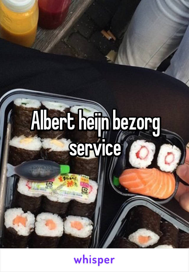 Albert heijn bezorg service