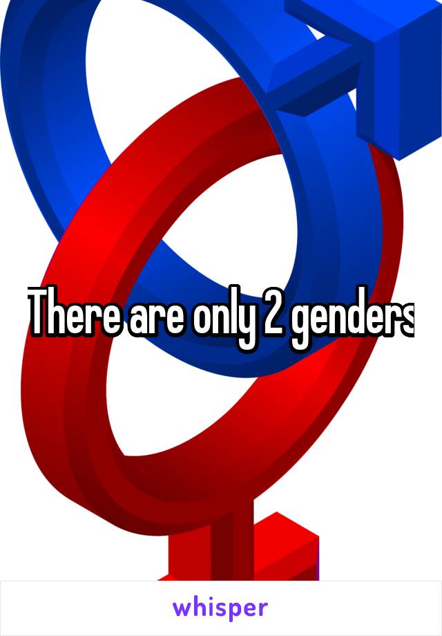 There are only 2 genders