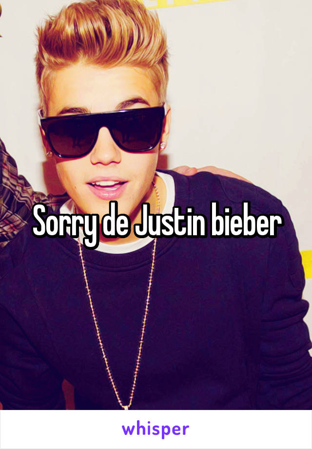 Sorry de Justin bieber