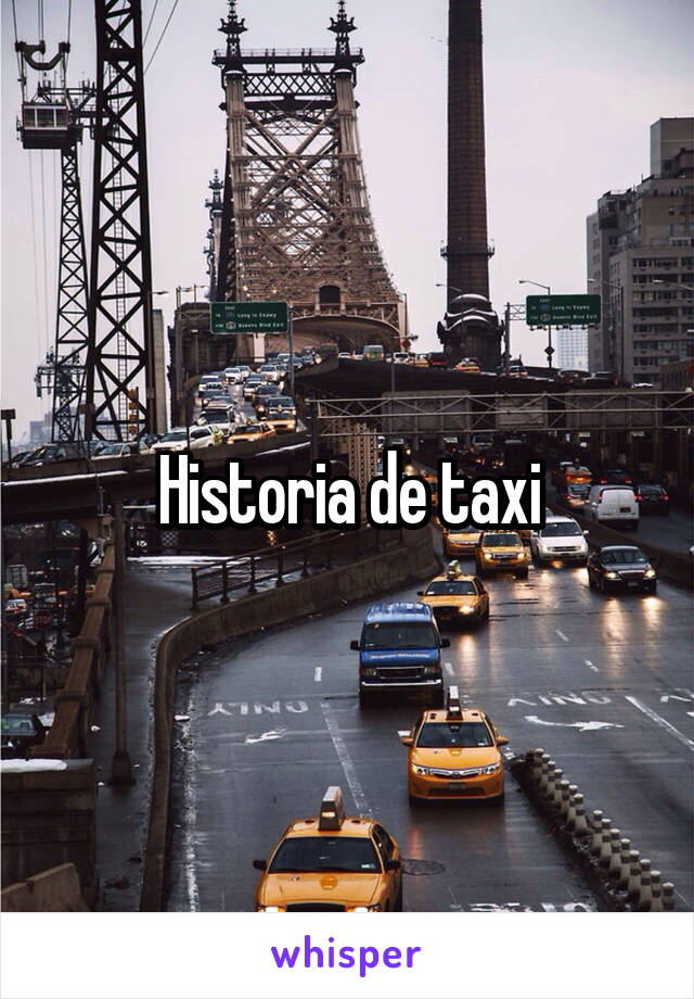 Historia de taxi
