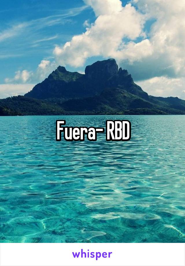 Fuera- RBD