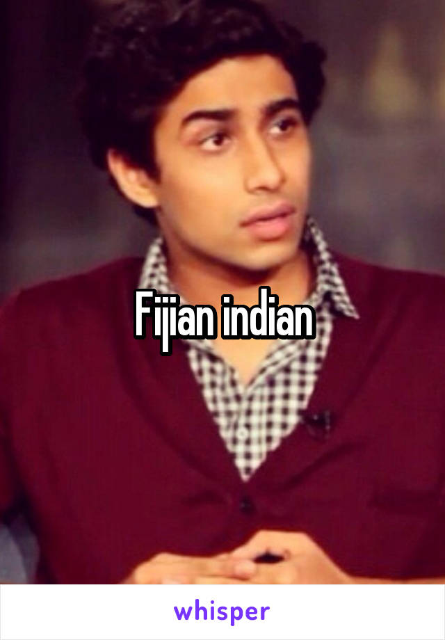 Fijian indian