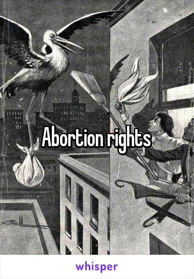 Abortion rights 