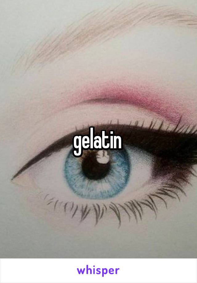 gelatin 