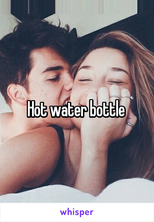 Hot water bottle 