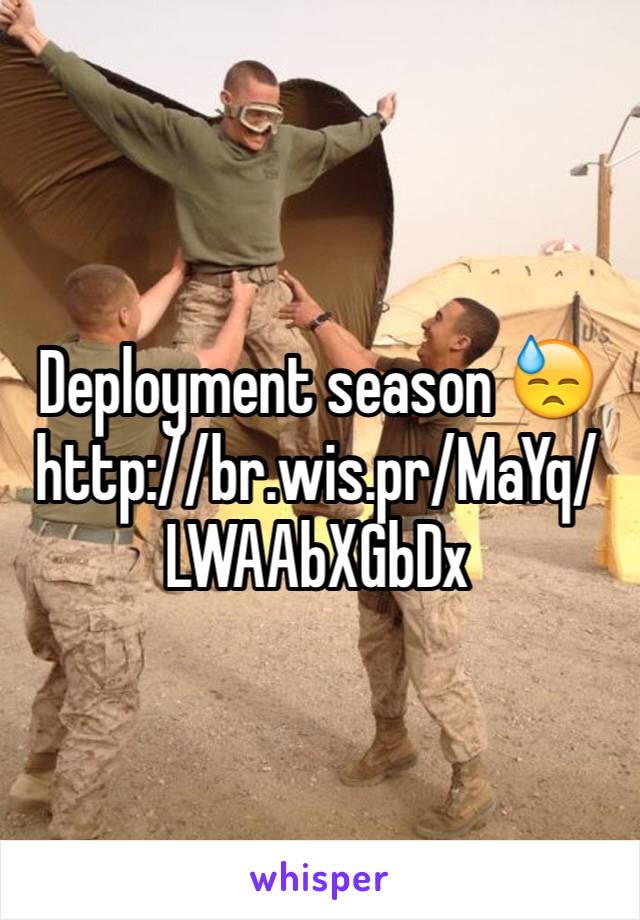 Deployment season 😓
http://br.wis.pr/MaYq/LWAAbXGbDx