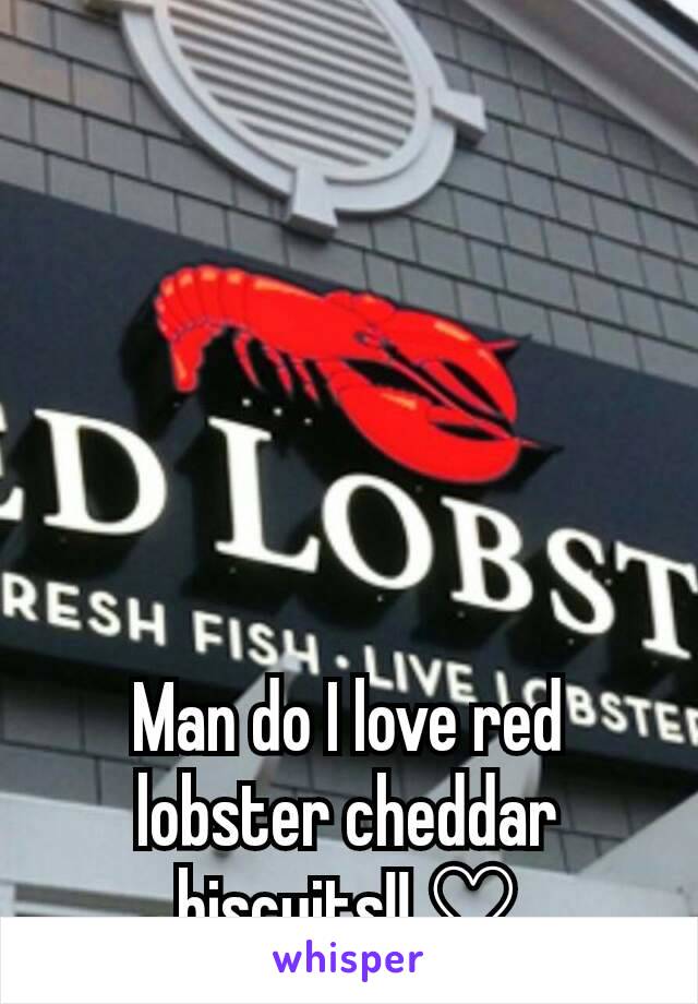 Man do I love red lobster cheddar biscuits!! ♡