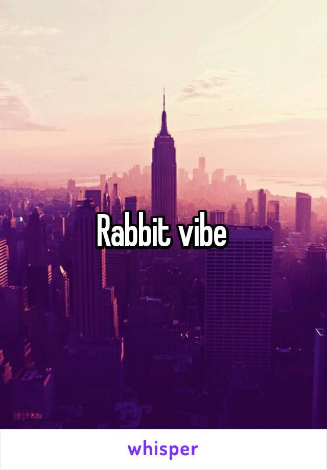 Rabbit vibe 