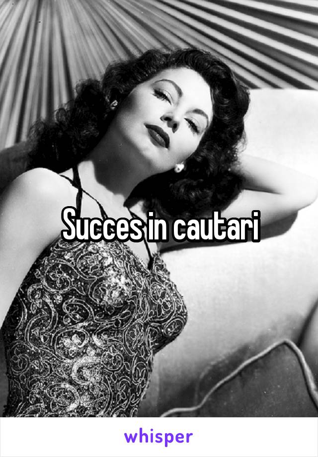 Succes in cautari