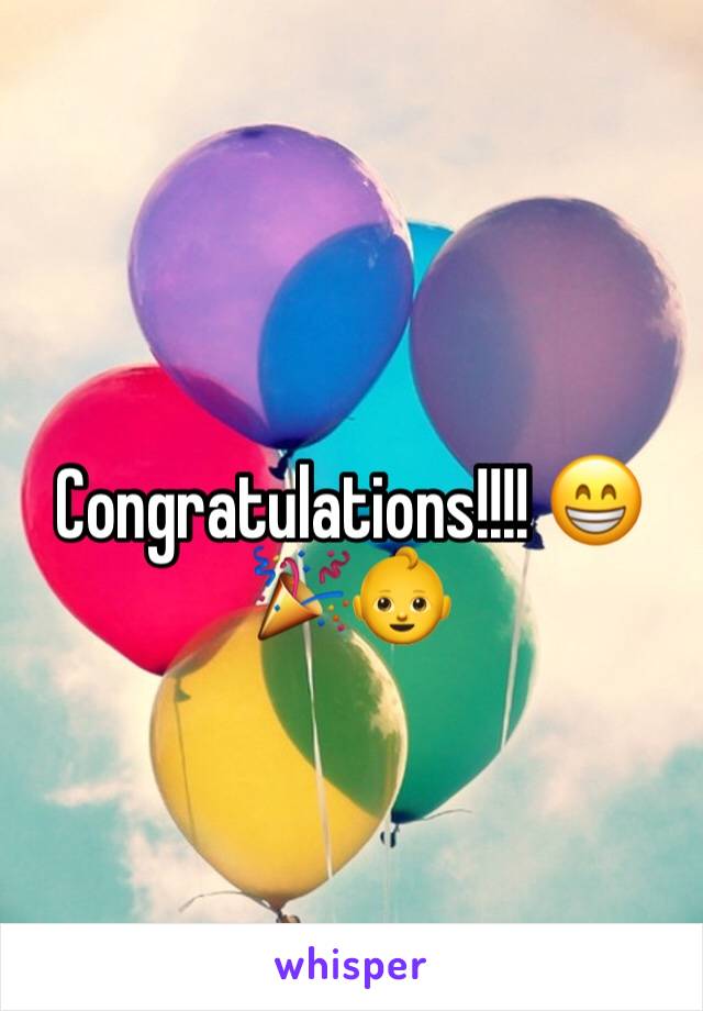 Congratulations!!!! 😁🎉👶