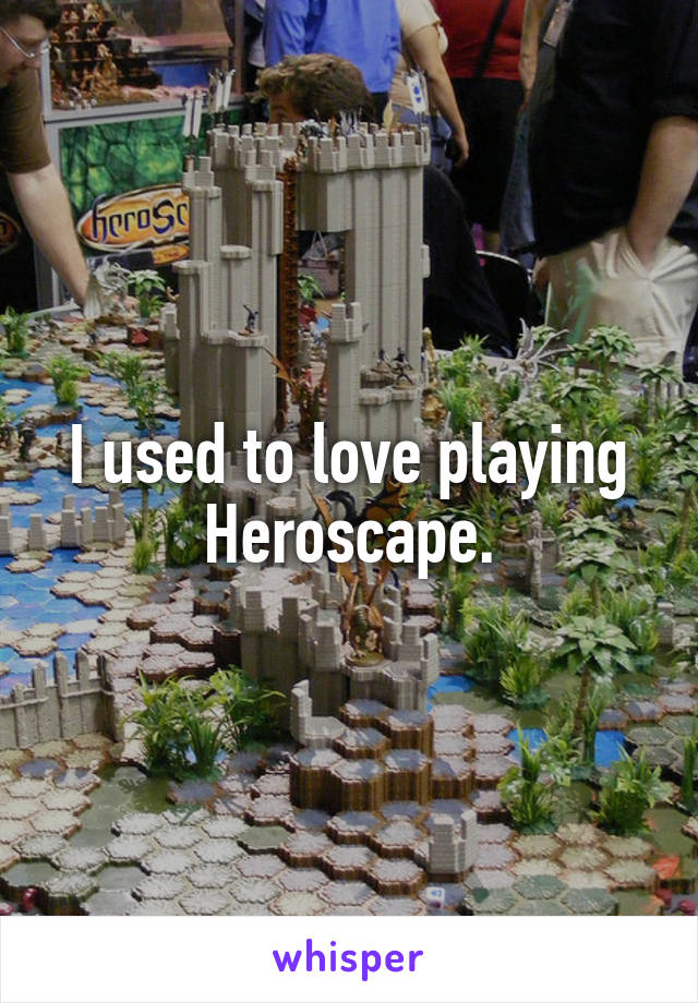 I used to love playing Heroscape.