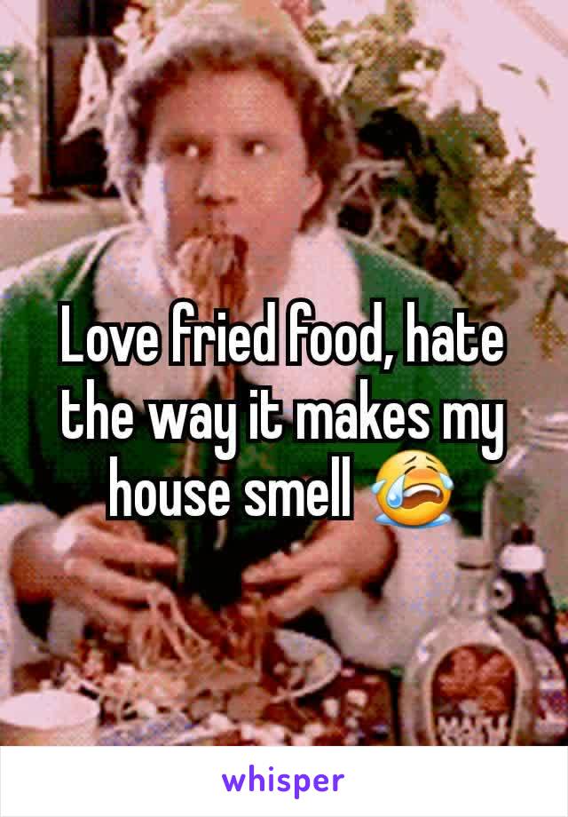 Love fried food, hate the way it makes my house smell 😭