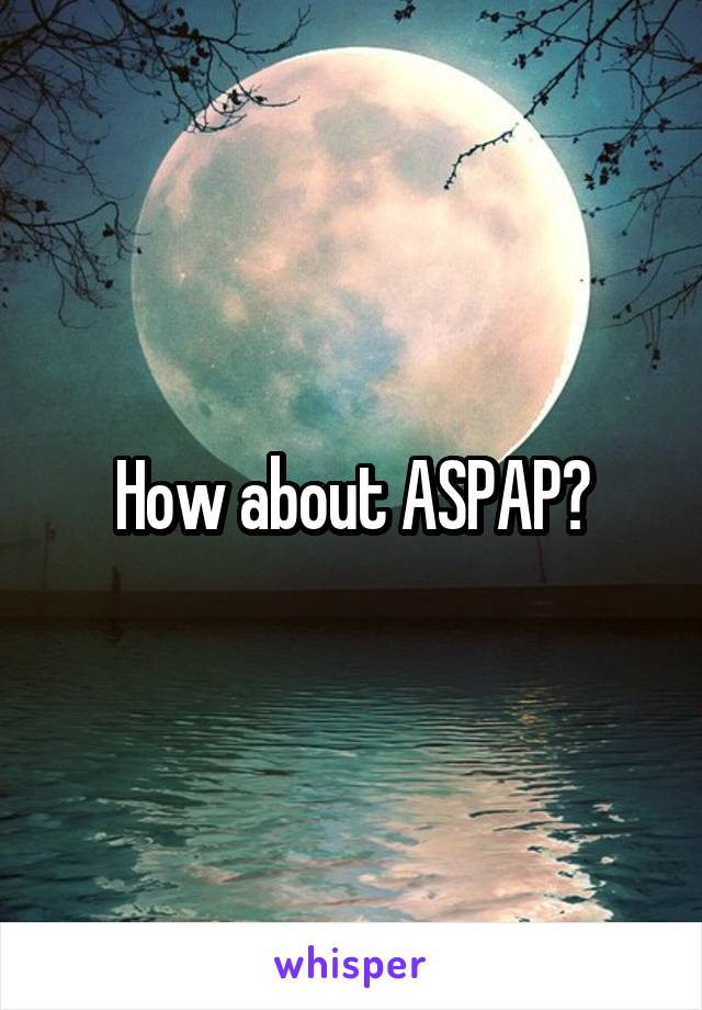 How about ASPAP?